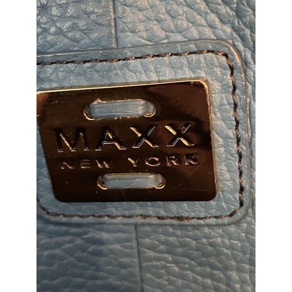 MAXX New York Handbag Blue Purse - Picture 6 of 8
